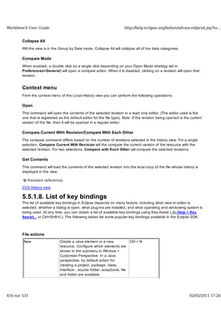 Workbench user guide