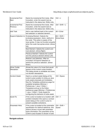Workbench user guide