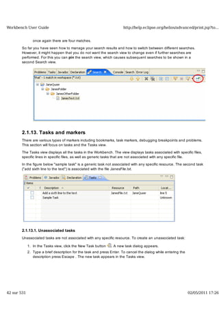 Workbench user guide