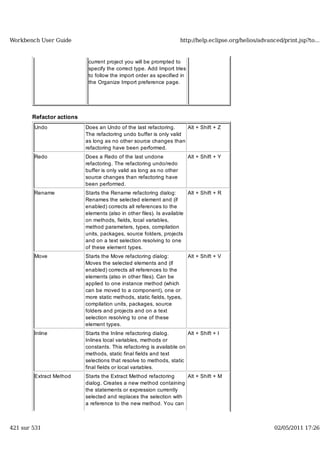 Workbench user guide