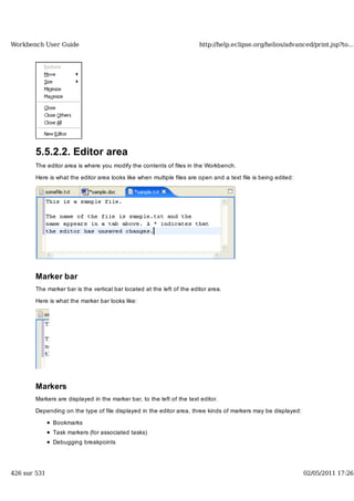 Workbench user guide