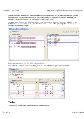 Workbench user guide