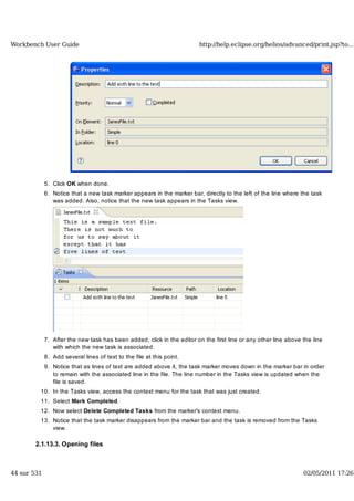Workbench user guide