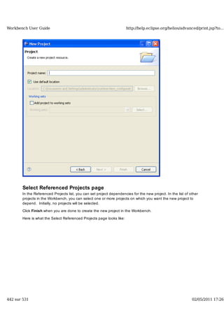 Workbench user guide