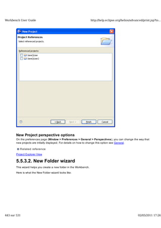 Workbench user guide