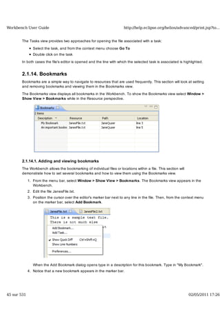 Workbench user guide