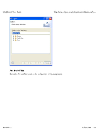 Workbench user guide