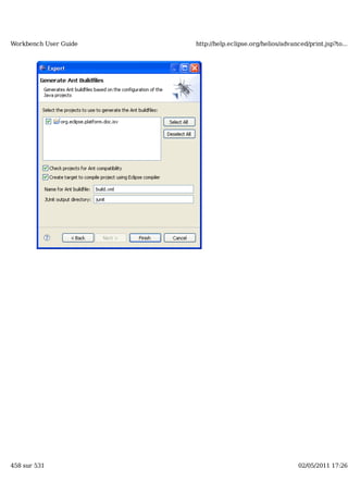 Workbench user guide