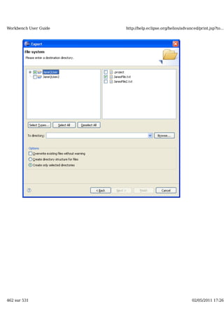 Workbench user guide