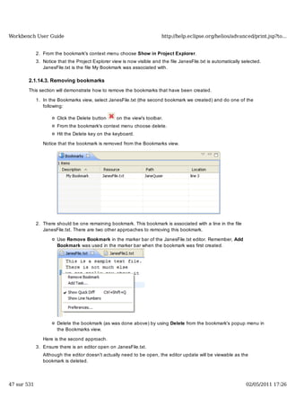 Workbench user guide