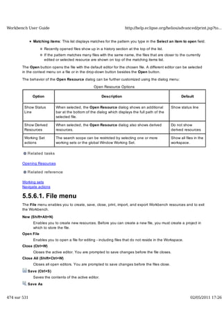 Workbench user guide