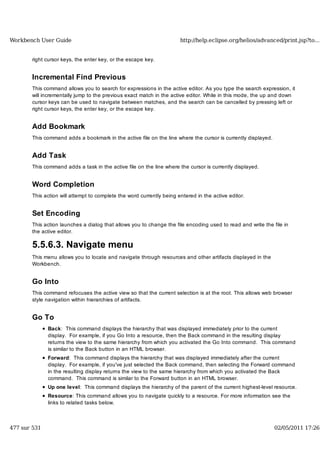 Workbench user guide