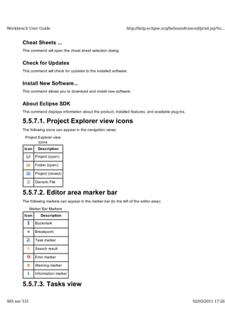 Workbench user guide