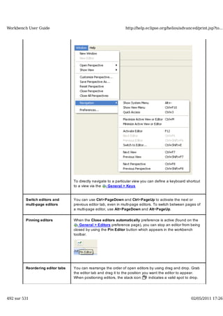Workbench user guide