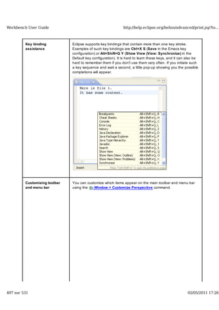 Workbench user guide