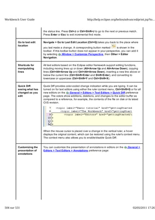 Workbench user guide