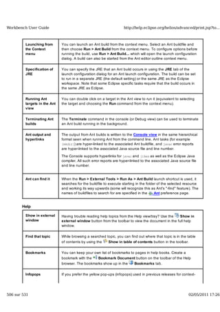 Workbench user guide
