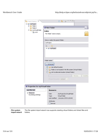 Workbench user guide