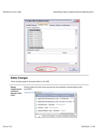 Workbench user guide