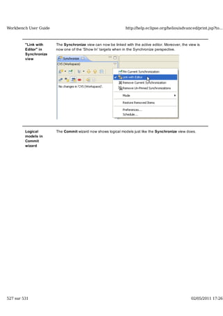 Workbench user guide