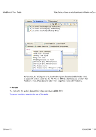 Workbench user guide