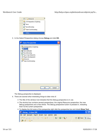 Workbench user guide
