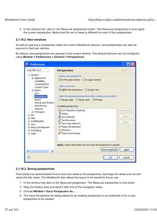 Workbench user guide