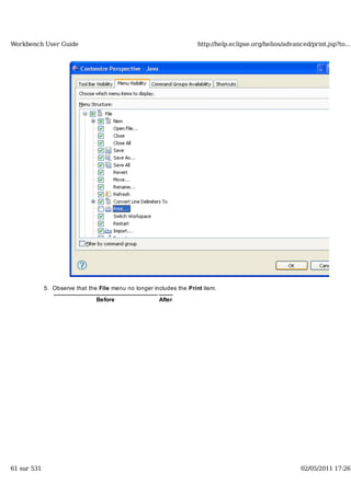 Workbench user guide