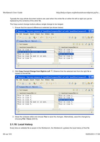 Workbench user guide