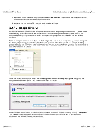 Workbench user guide
