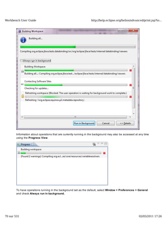 Workbench user guide