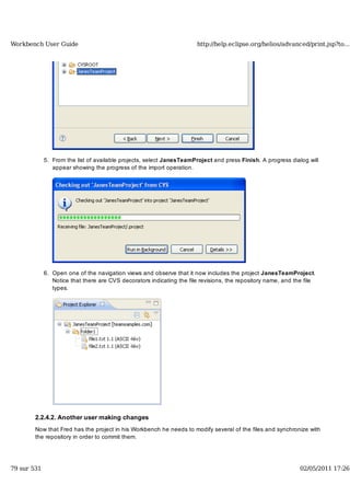 Workbench user guide