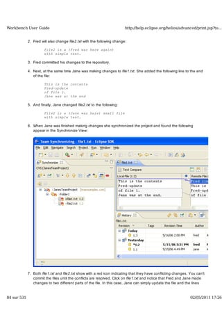 Workbench user guide