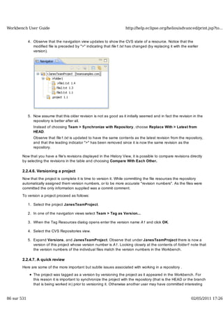 Workbench user guide