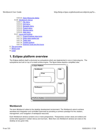 Workbench user guide