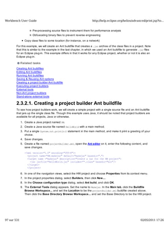 Workbench user guide