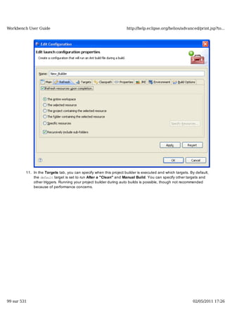 Workbench user guide