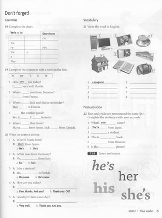 Work book Headway Begginer