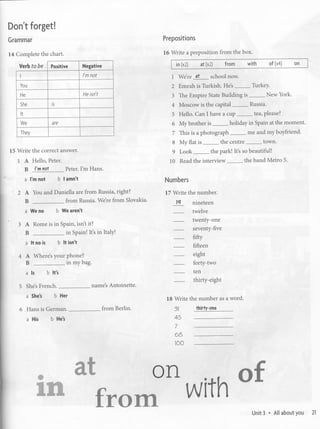 Work book Headway Begginer