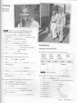 Work book Headway Begginer