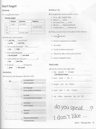 Work book Headway Begginer