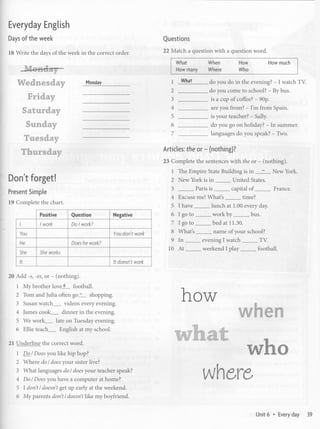 Work book Headway Begginer