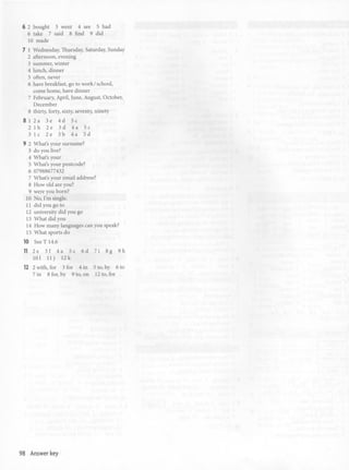 Work book Headway Begginer