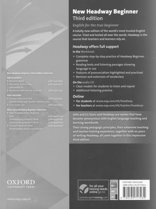 Work book Headway Begginer