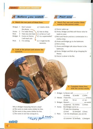 Extra English - Work book 1