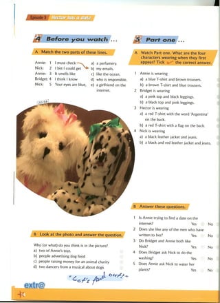 Extra English - Work book 1