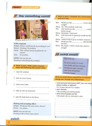 Extra English - Work book 1