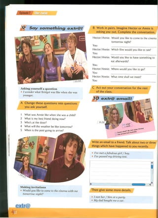 Extra English - Work book 1