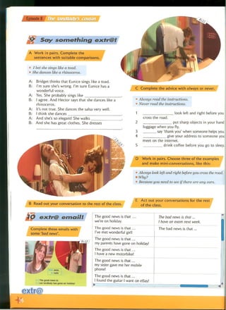 Extra English - Work book 1