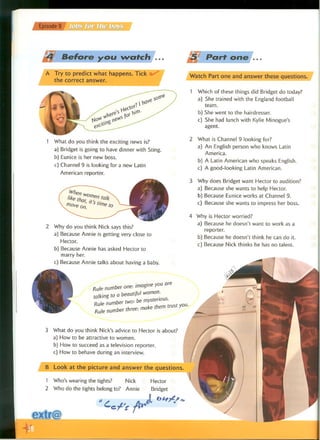 Extra English - Work book 1